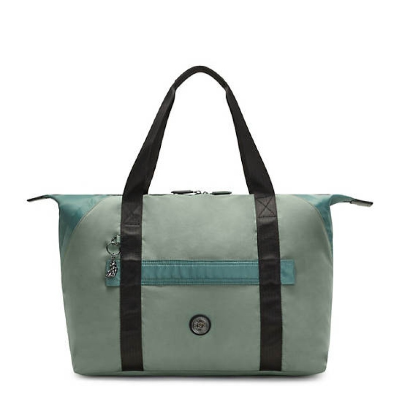 Green Kipling Art Medium Classic Tote Bags | XCWKAI-284