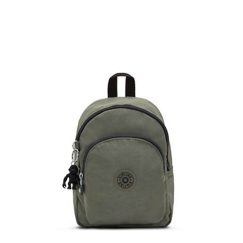 Green Kipling Curtis Compact Convertible Backpacks | FGRLHD-975