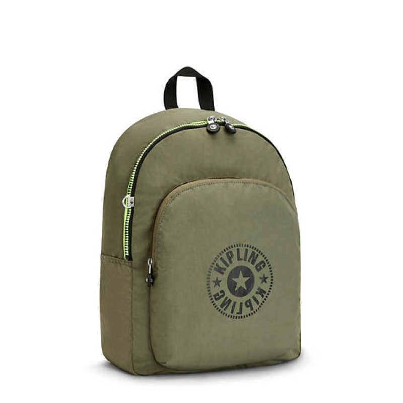 Green Kipling Curtis Medium Backpacks | ECLXNG-230