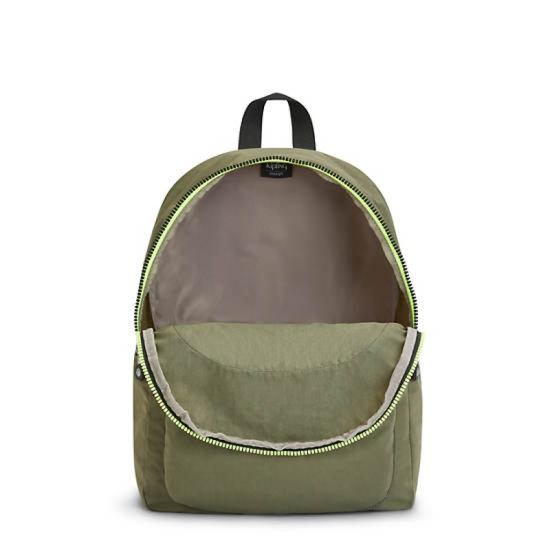 Green Kipling Curtis Medium Backpacks | ECLXNG-230