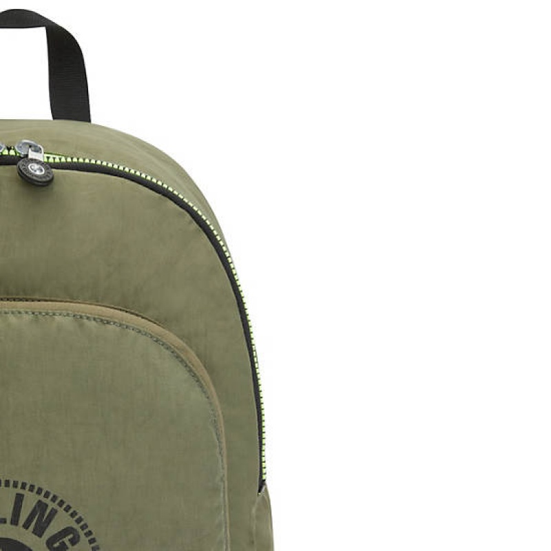 Green Kipling Curtis Medium Backpacks | ECLXNG-230