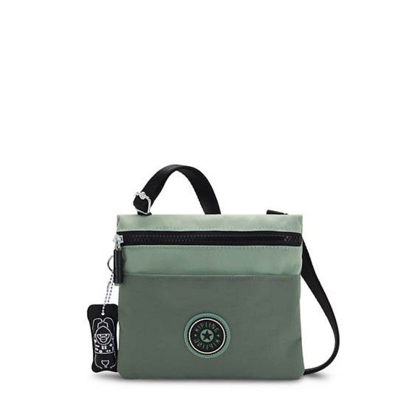 Green Kipling Gib Crossbody Bag Handbag | VAMSZF-912