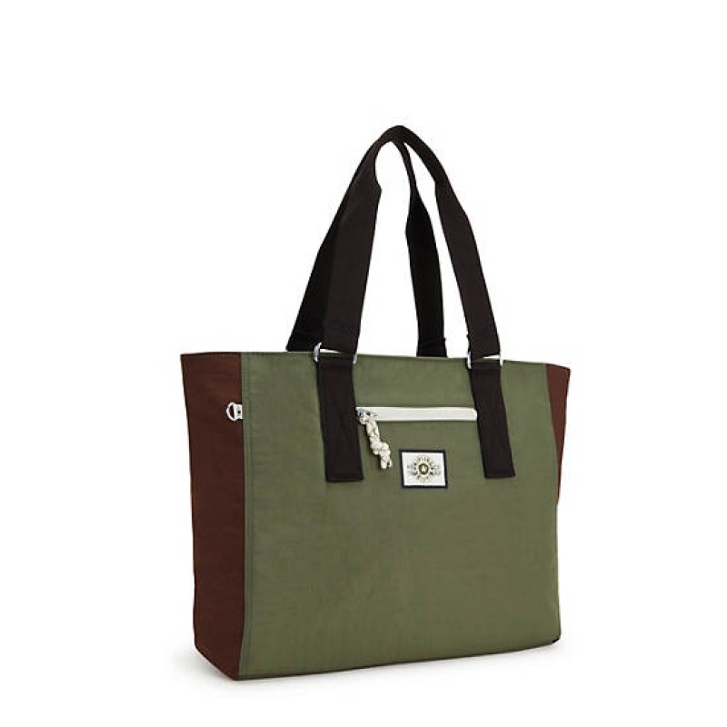 Green Kipling Jodi M Tote Bags | GMOCZJ-637