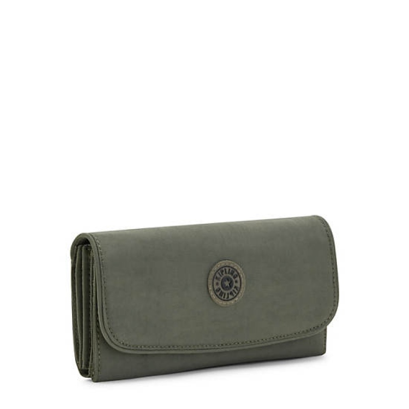 Green Kipling Money Land Snap Wallet Wallets | HDWOTF-459