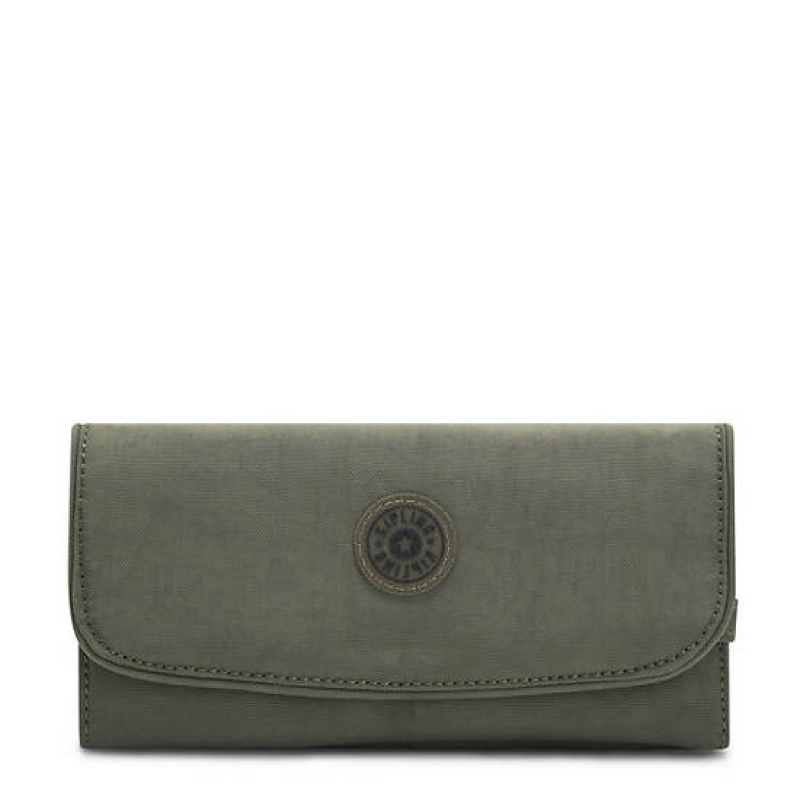 Green Kipling Money Land Snap Wallet Wallets | HDWOTF-459