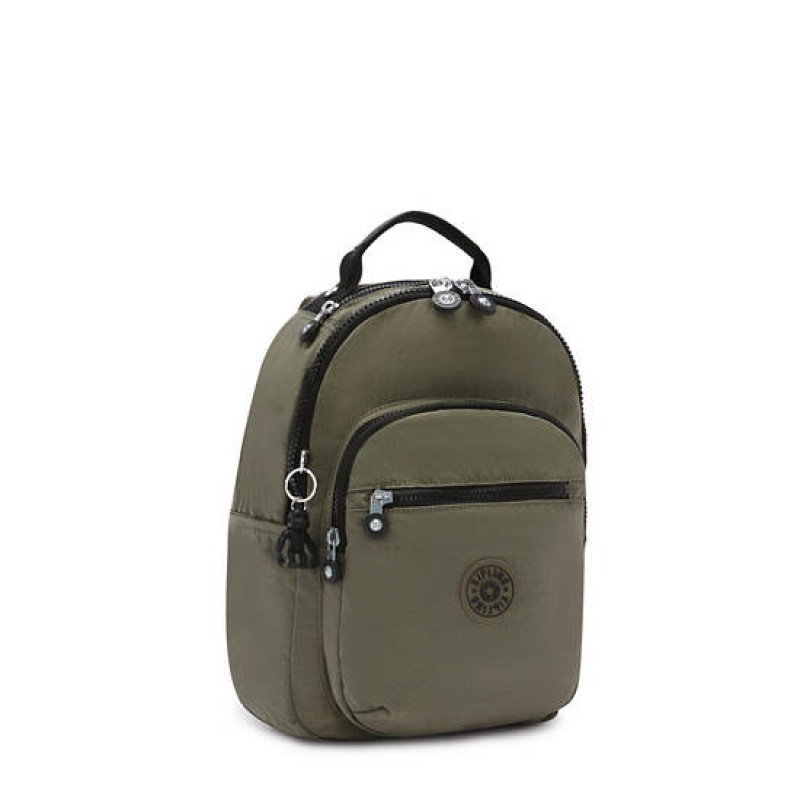 Green Kipling Seoul Small Classic Tablet Backpacks | LABJSP-874