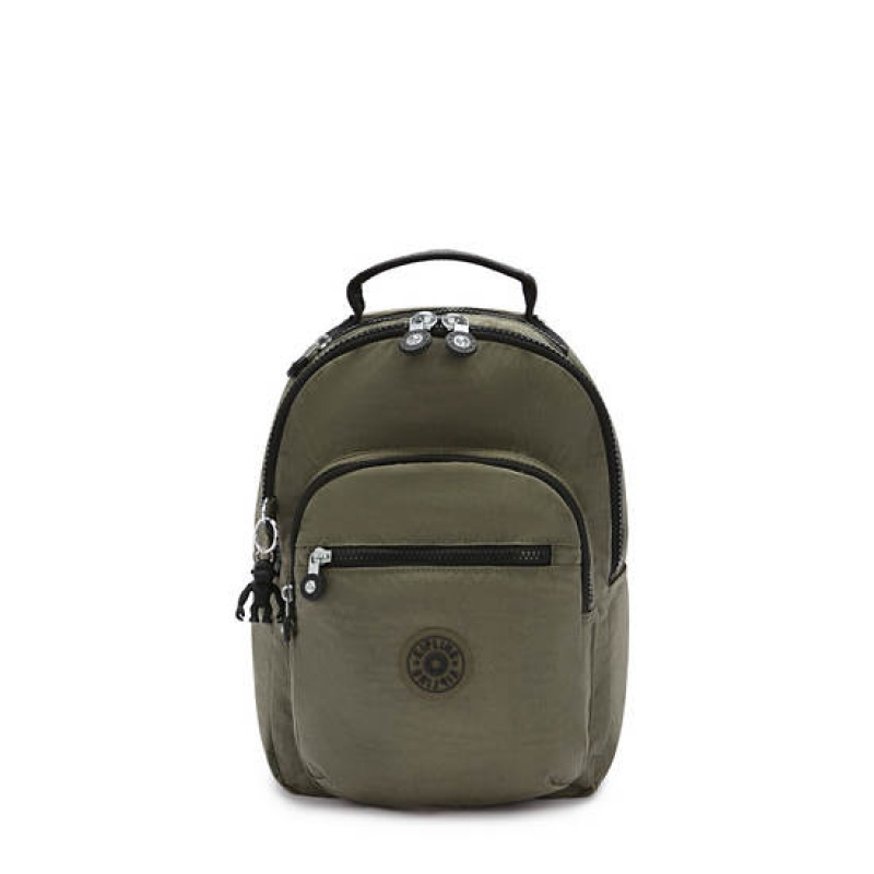 Green Kipling Seoul Small Classic Tablet Backpacks | LABJSP-874