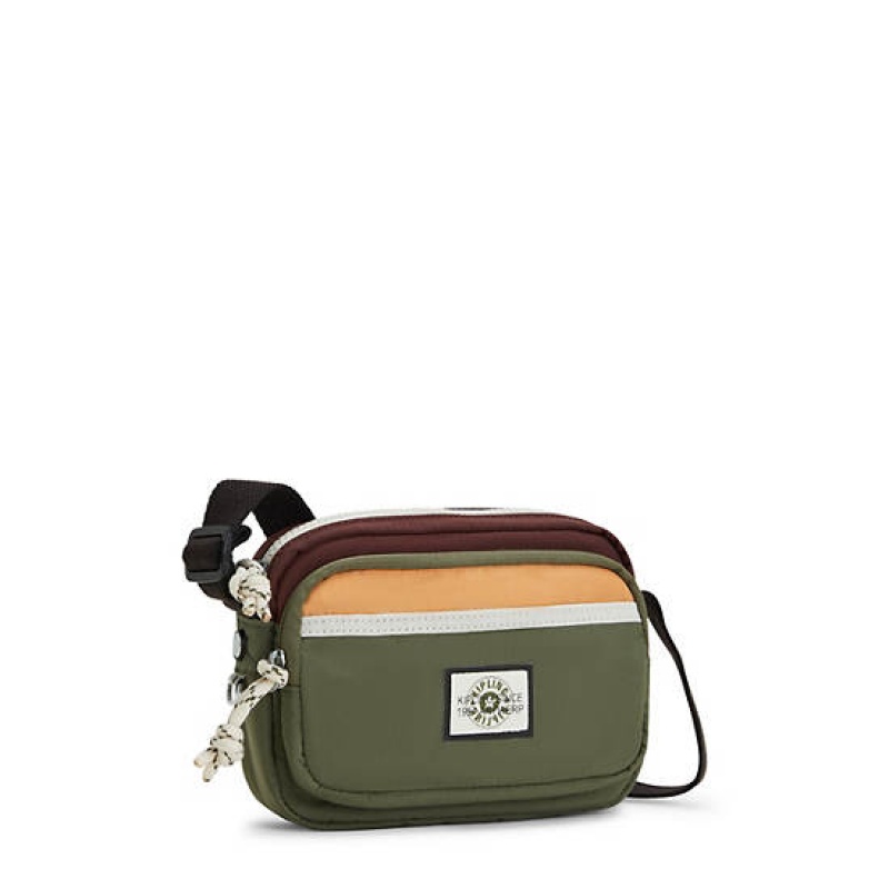 Green Kipling Sisko Crossbody Bags | VXGZUJ-958