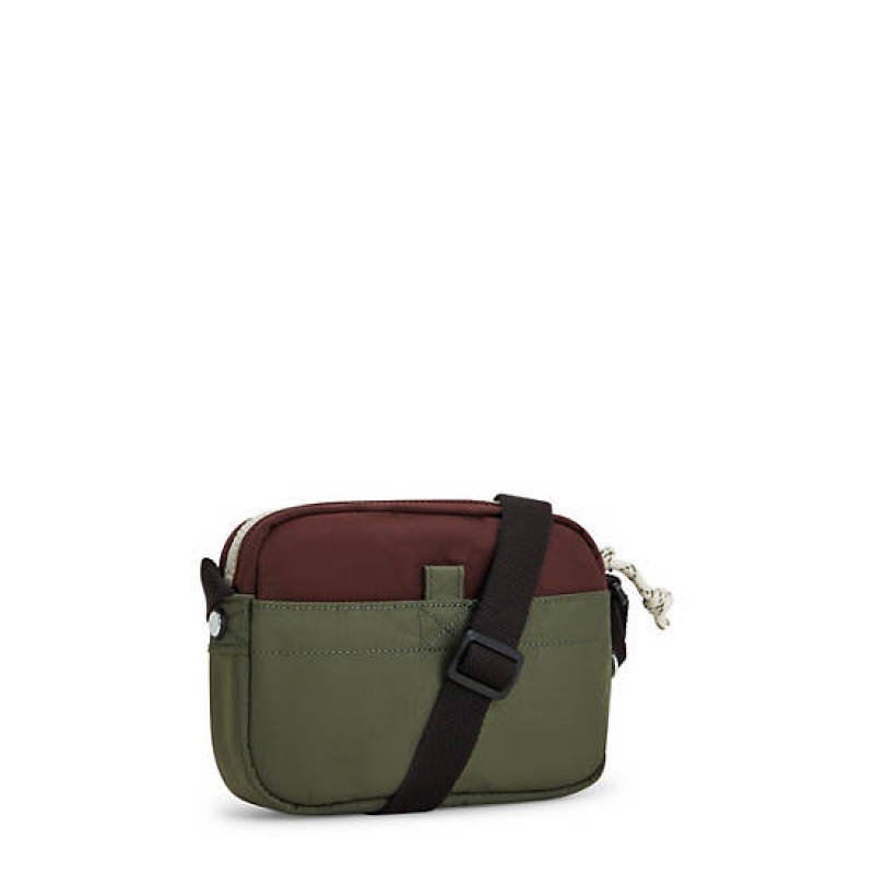 Green Kipling Sisko Crossbody Bags | VXGZUJ-958