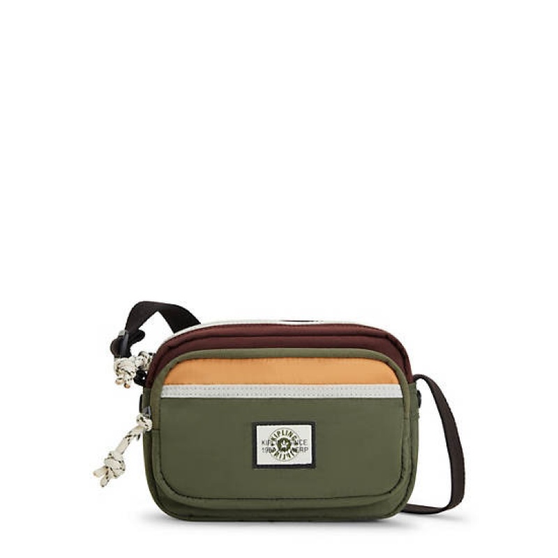 Green Kipling Sisko Crossbody Bags | VXGZUJ-958