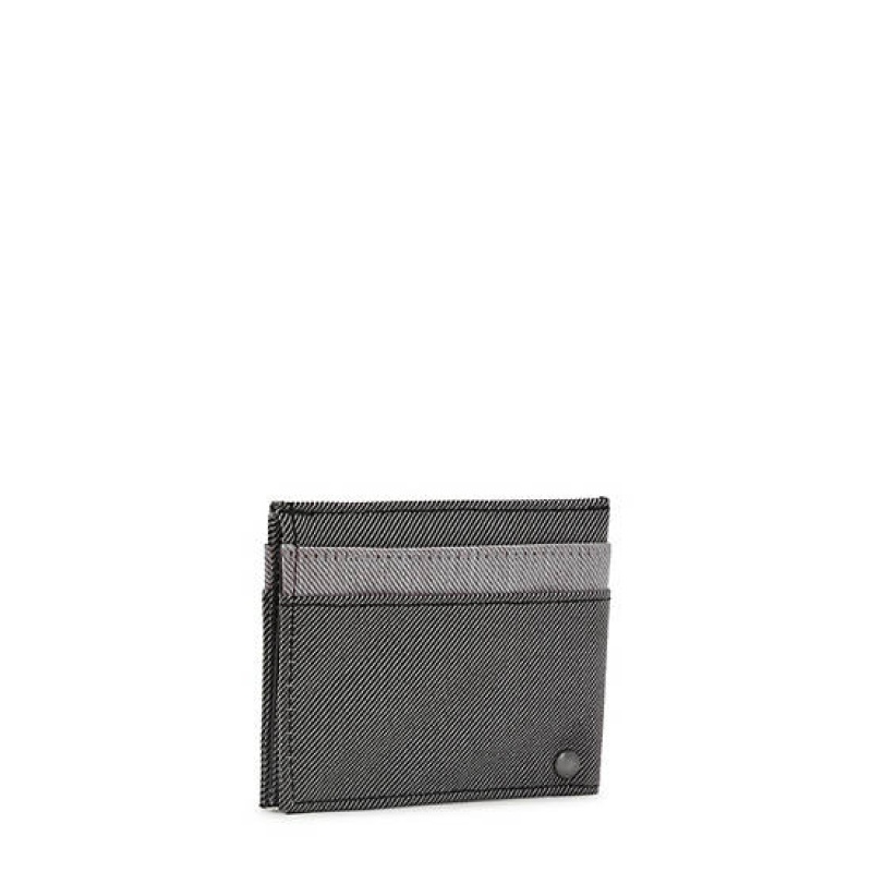 Grey Black Kipling Jonas Card Case Bags | MTVYLD-869