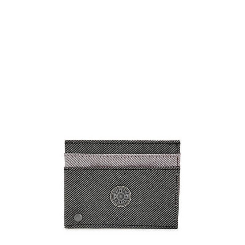 Grey Black Kipling Jonas Card Case Bags | MTVYLD-869