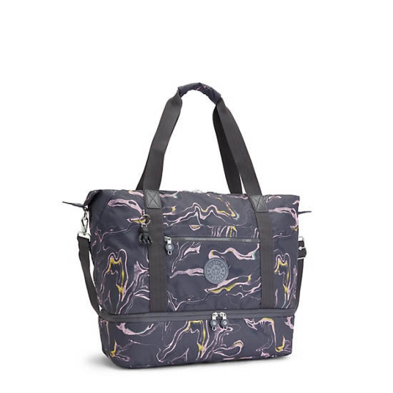 Grey Kipling Art M Weekender Printed Tote Bags | DLZKYB-398