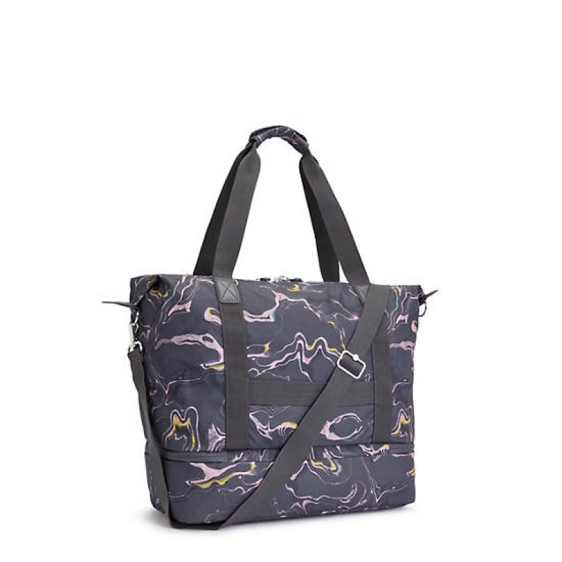 Grey Kipling Art M Weekender Printed Tote Bags | DLZKYB-398