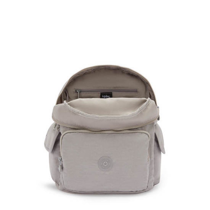 Grey Kipling City Pack Backpacks | MLKREF-485