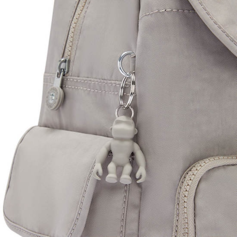 Grey Kipling City Pack Backpacks | MLKREF-485