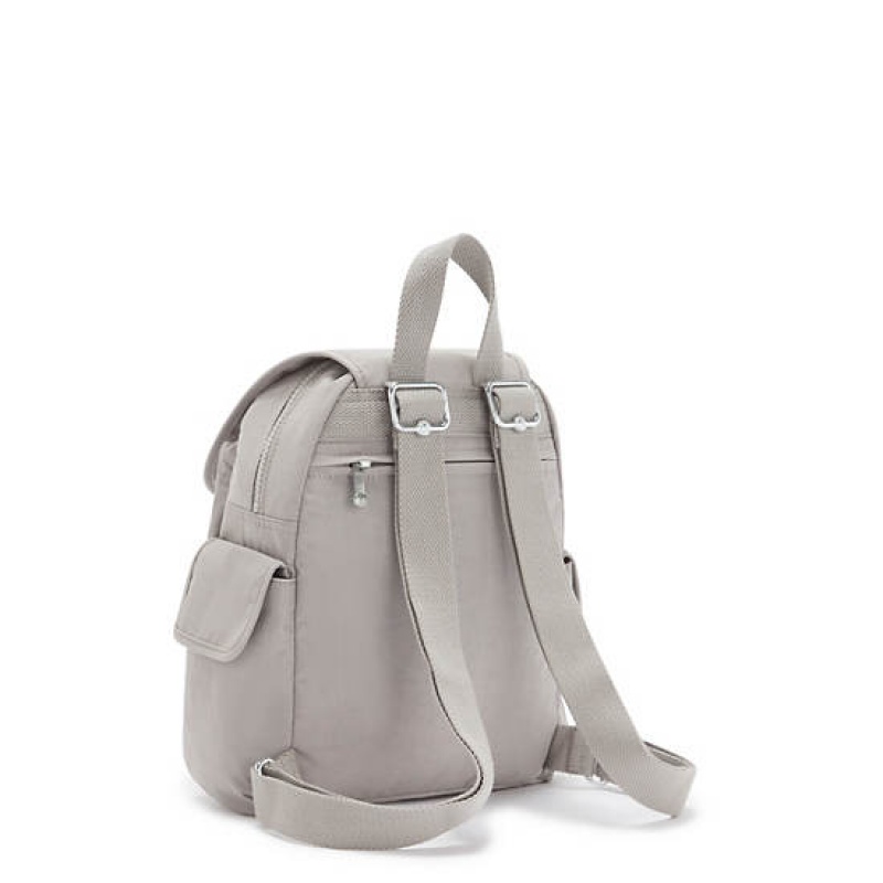 Grey Kipling City Pack Mini Backpacks | HDUBSK-651