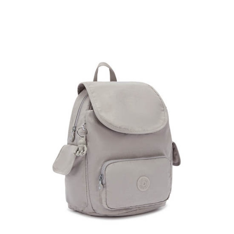 Grey Kipling City Pack Small Backpacks | DGRWZQ-549