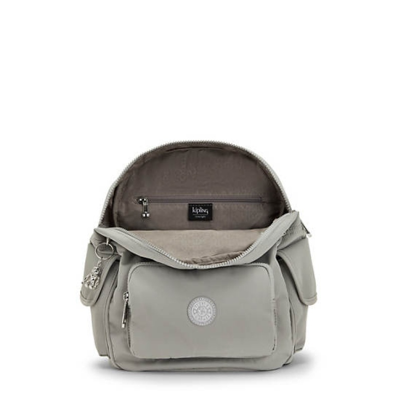 Grey Kipling City Pack Small Classic Backpacks | MPTZFU-170