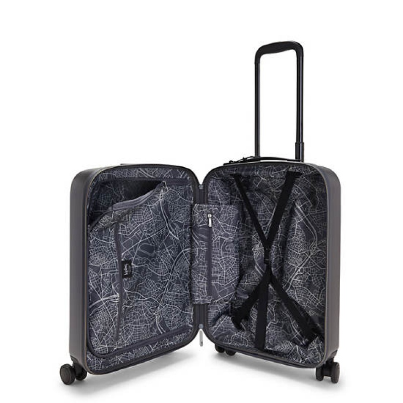 Grey Kipling Curiosity Small 4 Wheeled Rolling Suitcases | IQCARU-802