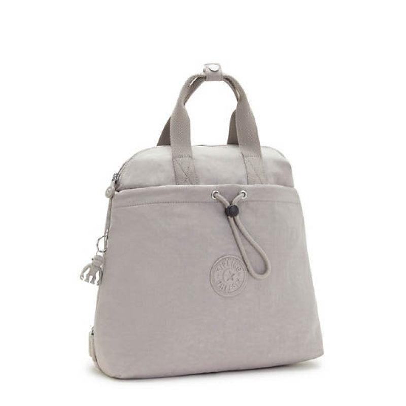 Grey Kipling Goyo Medium Backpack Tote Handbag | TBOJUL-059