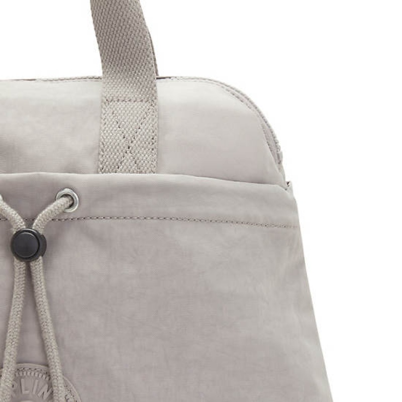 Grey Kipling Goyo Medium Backpack Tote Handbag | TBOJUL-059