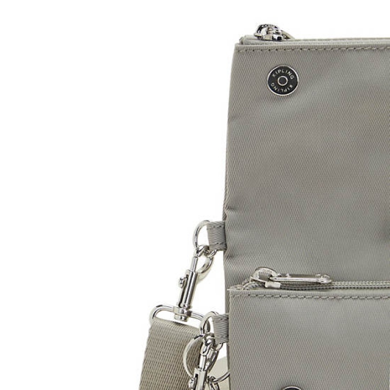 Grey Kipling Lynne 3-in-1 Convertible Crossbody Bags | WMQEFD-927