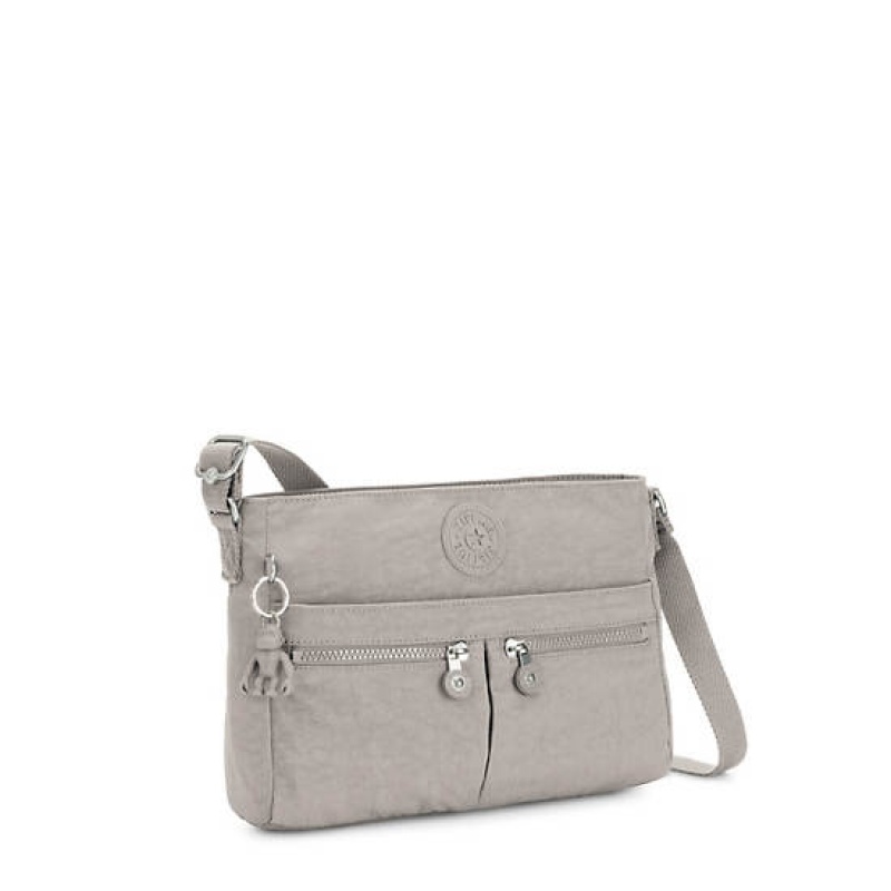 Grey Kipling New Angie Crossbody Bags | XOAHYU-068