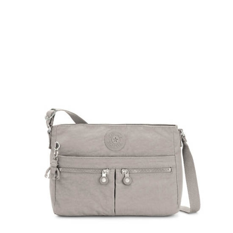 Grey Kipling New Angie Crossbody Bags | XOAHYU-068