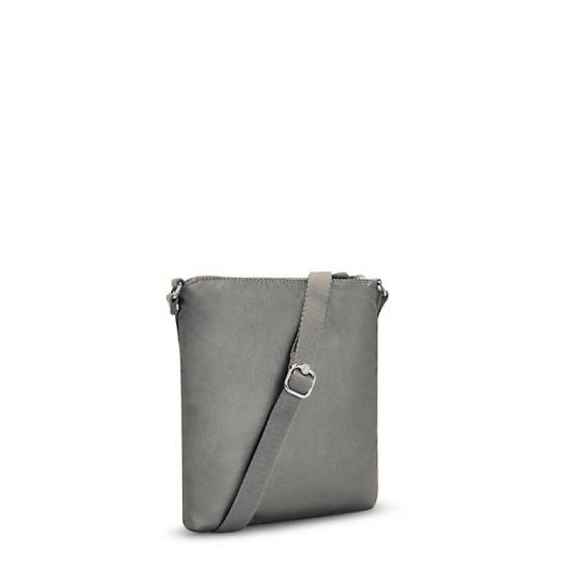 Grey Metal Kipling Keiko Metallic Crossbody Mini Bag | EMLGYU-834