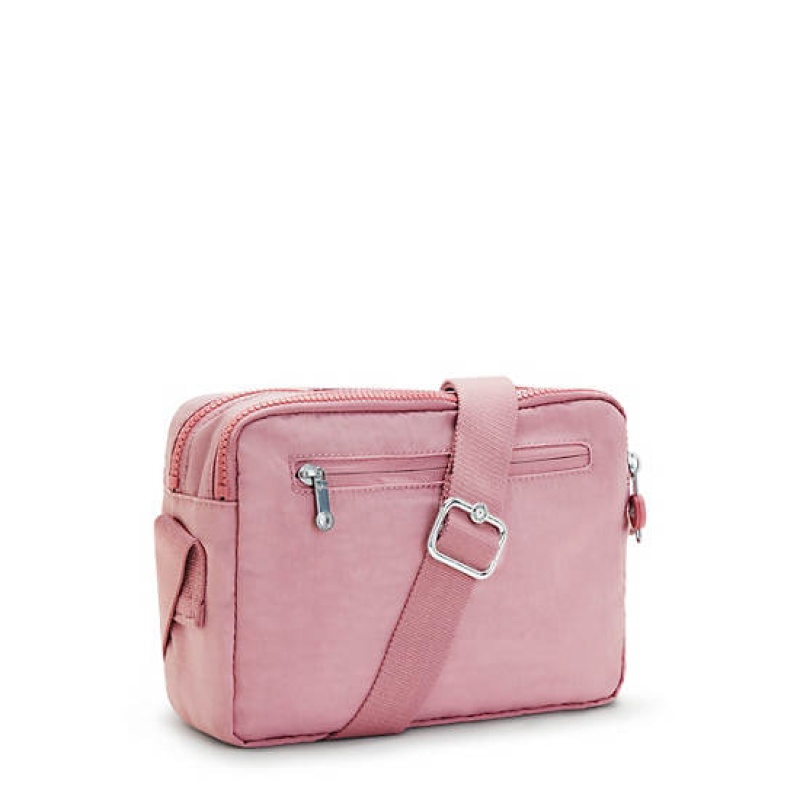 Lavender Pink Kipling Abanu Medium Crossbody Bags | LCDWNZ-281