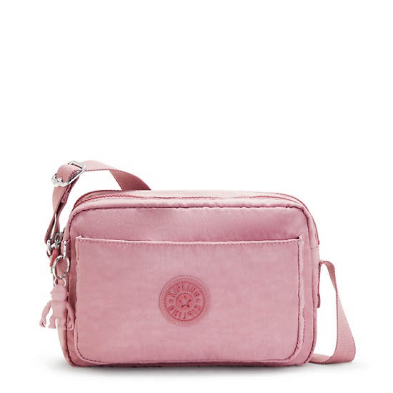 Lavender Pink Kipling Abanu Medium Crossbody Bags | LCDWNZ-281