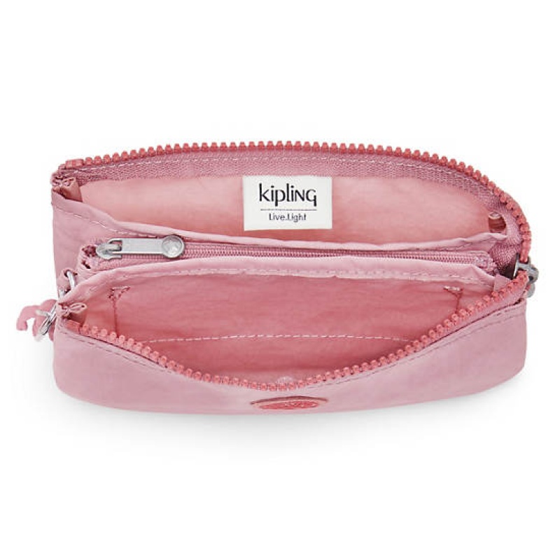 Lavender Pink Kipling Creativity Large Pouch Bags | KXRFJD-964