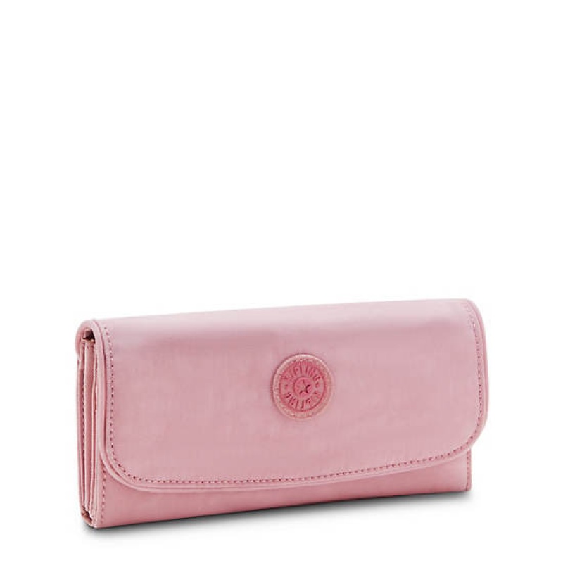 Lavender Pink Kipling Money Land Snap Wallet Wallets | IGYCEP-980