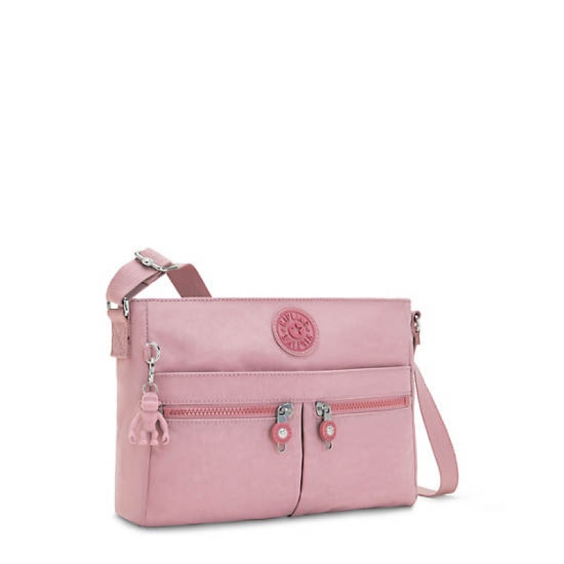 Lavender Pink Kipling New Angie Crossbody Bags | BWEUIM-360