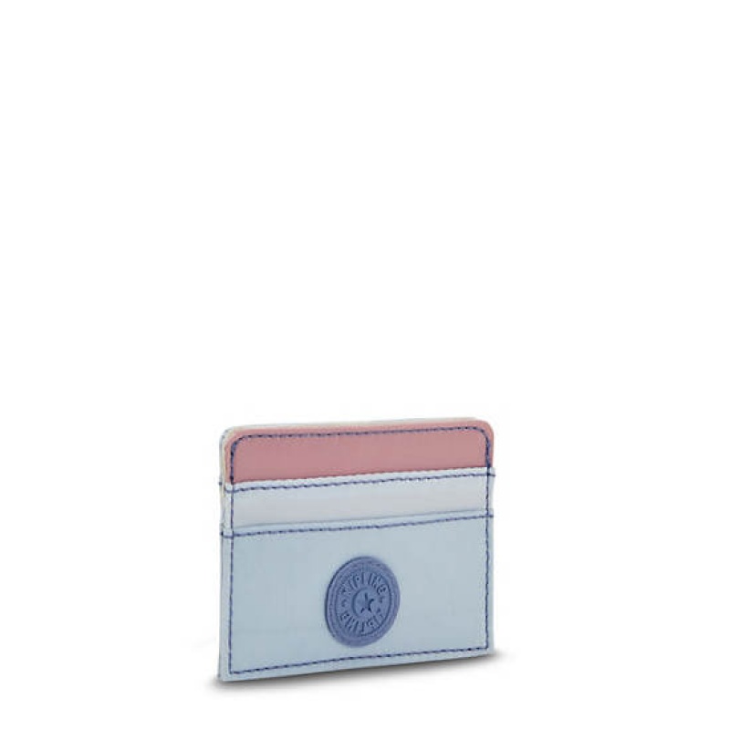 Light Blue Pink Kipling Cardy Card Holder Bags | AIEXBC-240