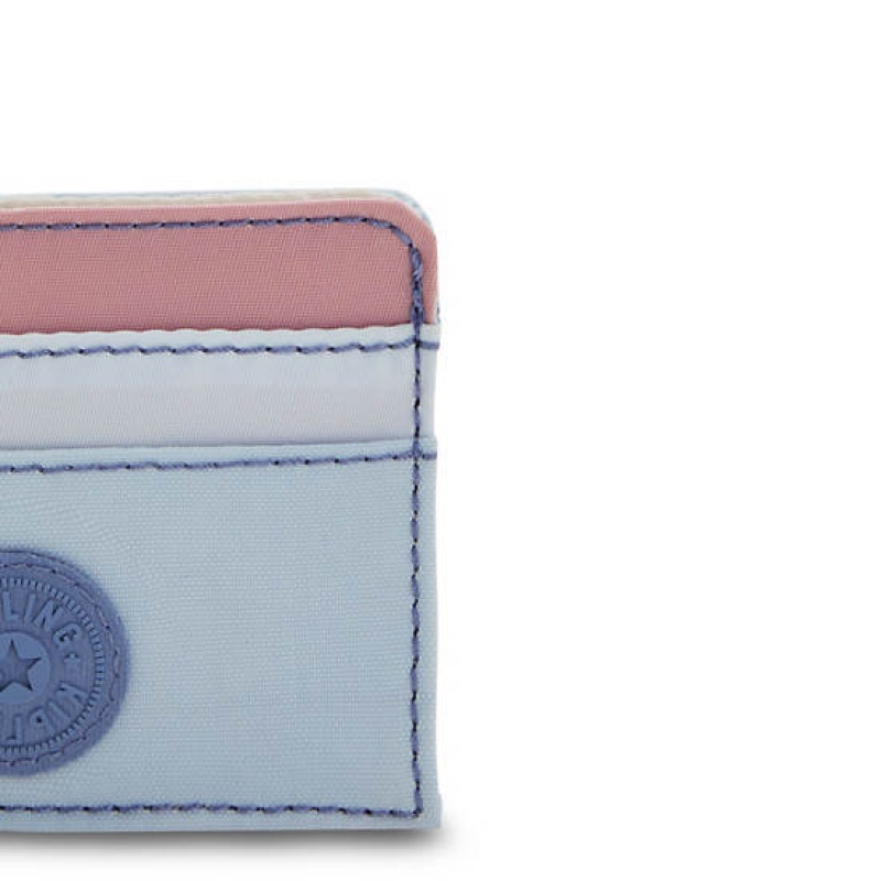 Light Blue Pink Kipling Cardy Card Holder Bags | AIEXBC-240