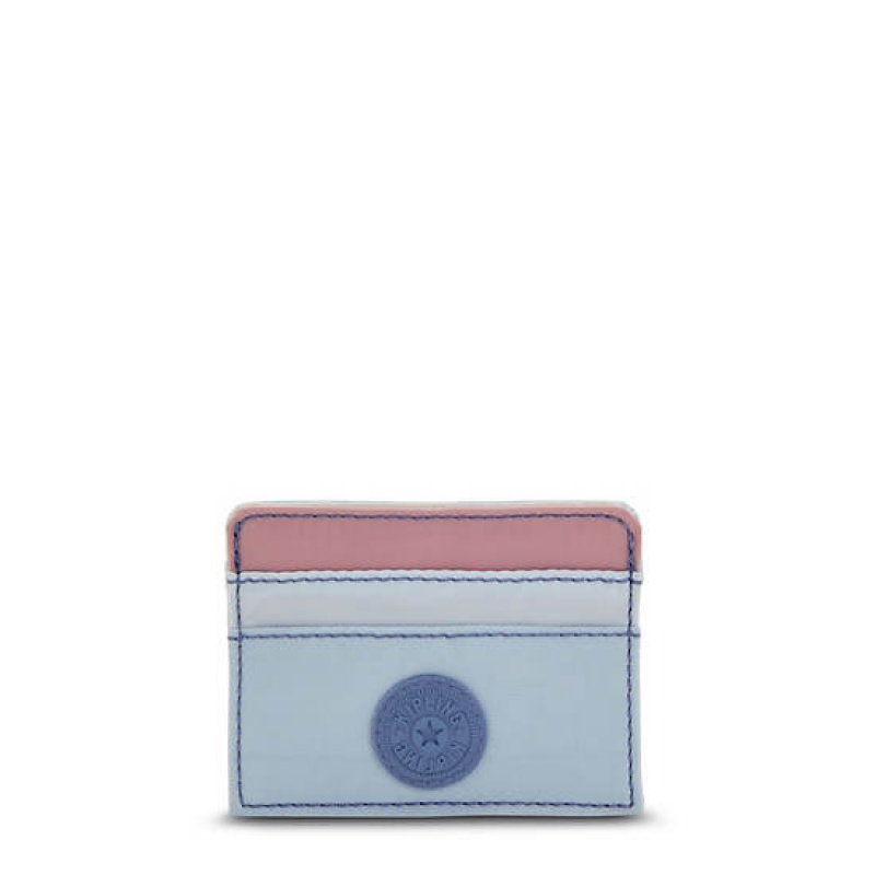 Light Blue Pink Kipling Cardy Cardholders | QRYIOS-568