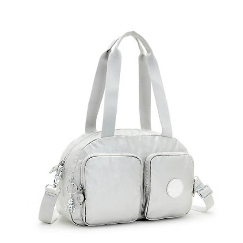 Light Metal Kipling Cool Defea Metallic Shoulder Bags | SJLPYX-309