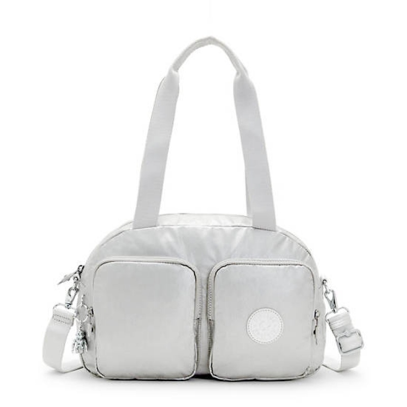 Light Metal Kipling Cool Defea Metallic Shoulder Bags | SJLPYX-309