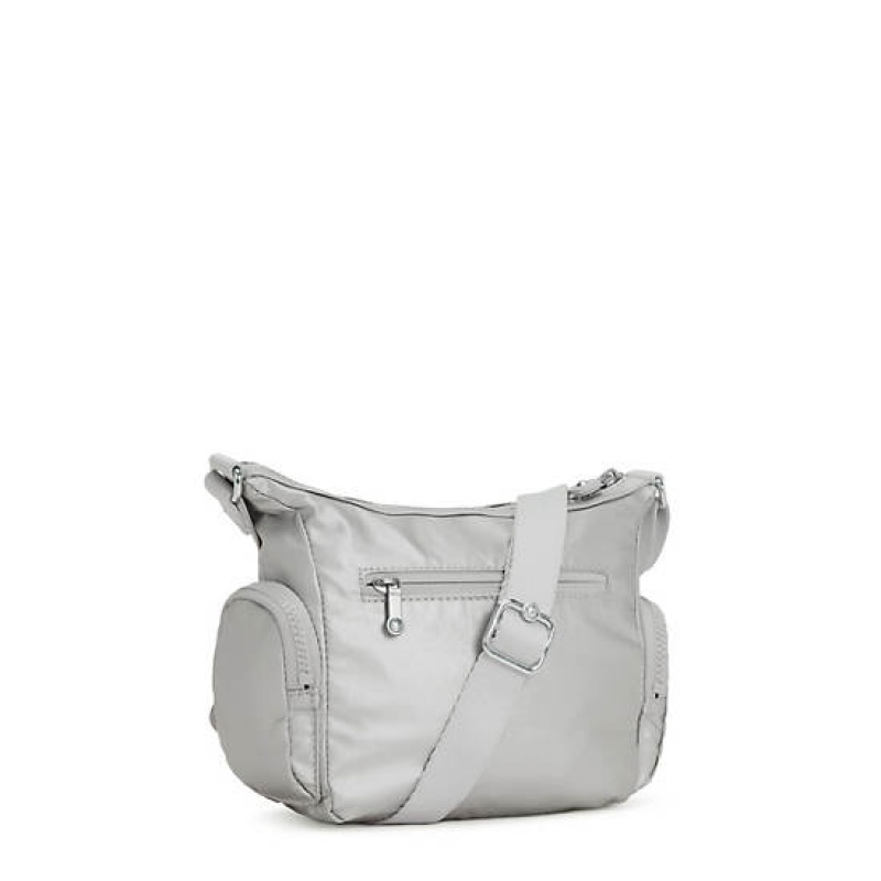 Light Metal Kipling Gabbie Mini Metallic Crossbody Bags | JNDZKI-957