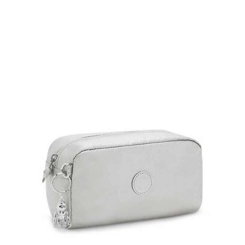 Light Metal Kipling Gleam Metallic Pouch Bags | SUBGCH-048