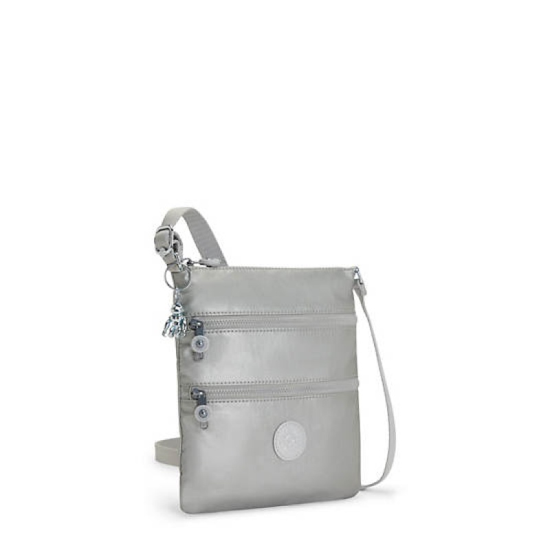 Light Metal Kipling Keiko Metallic Crossbody Mini Bag | XJCKSE-759