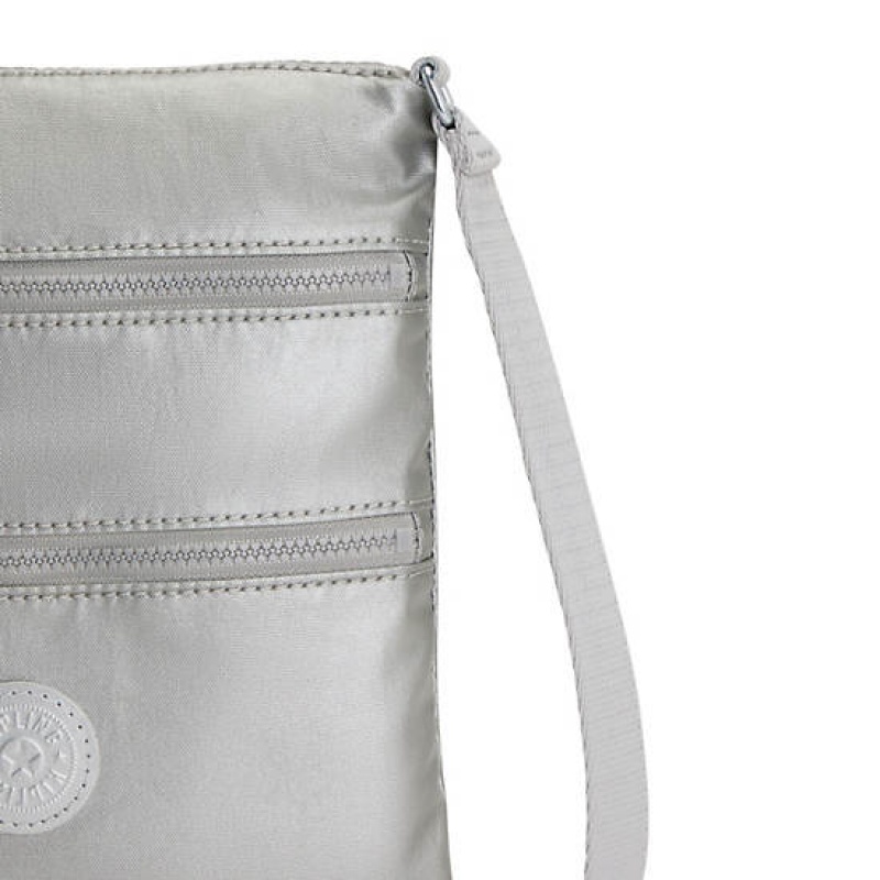 Light Metal Kipling Keiko Metallic Crossbody Mini Bag | XJCKSE-759