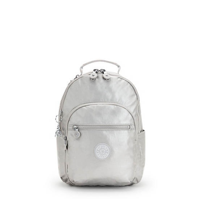 Light Metal Kipling Seoul Small Metallic Tablet Laptop Bags | NJZCQK-165