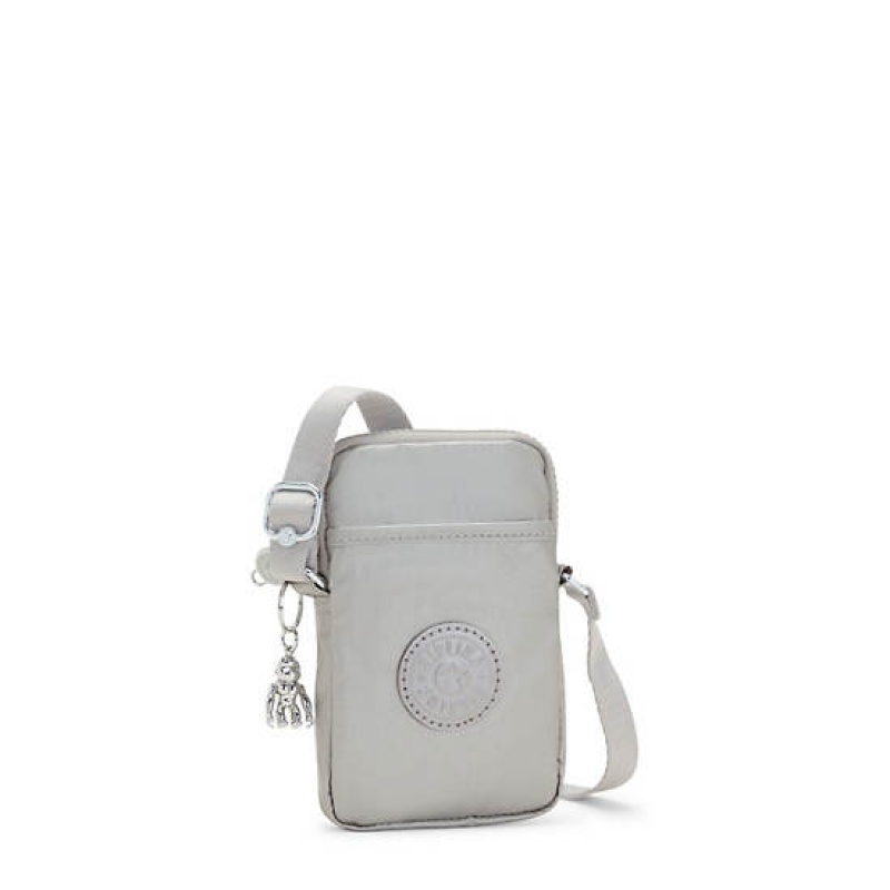 Light Metal Kipling Tally Metallic Crossbody Phone Bag | MFSOTP-701