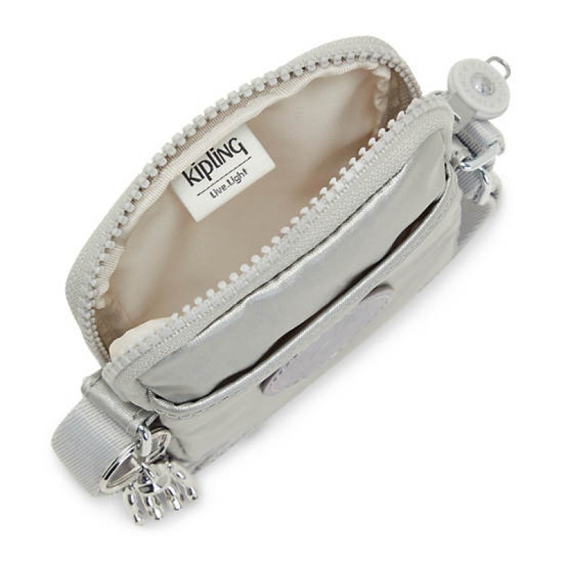 Light Metal Kipling Tally Metallic Crossbody Phone Bag | MFSOTP-701