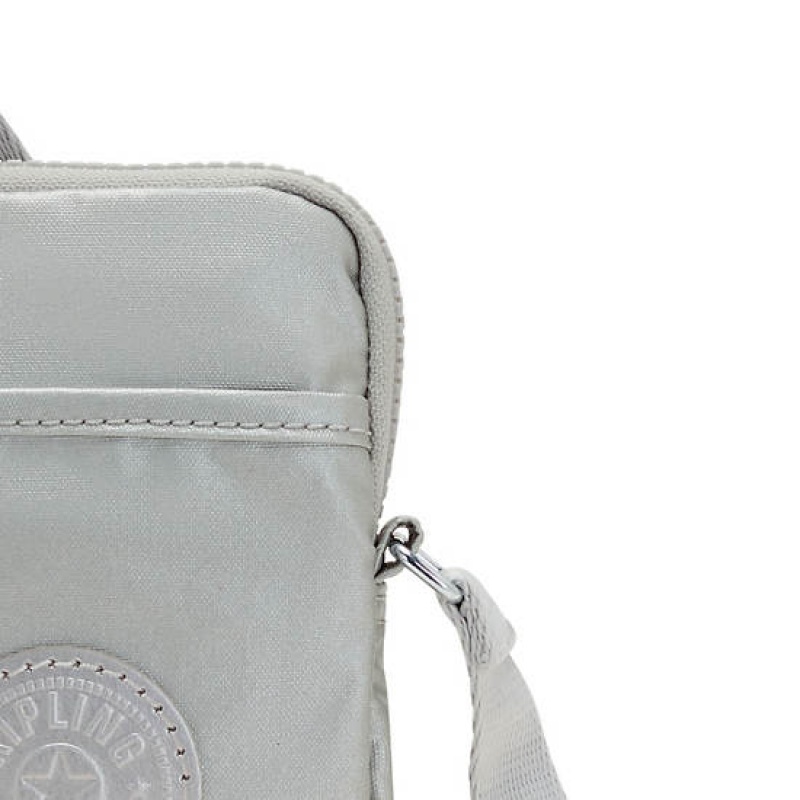 Light Metal Kipling Tally Metallic Crossbody Phone Bag | MFSOTP-701