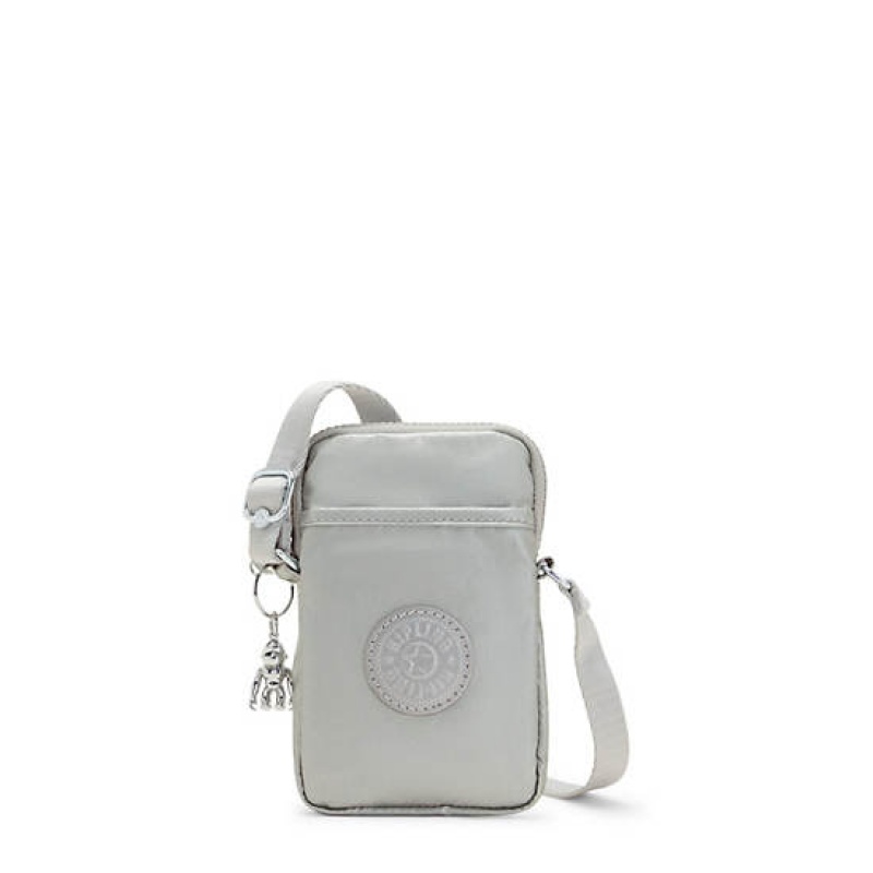 Light Metal Kipling Tally Metallic Crossbody Phone Bag | MFSOTP-701