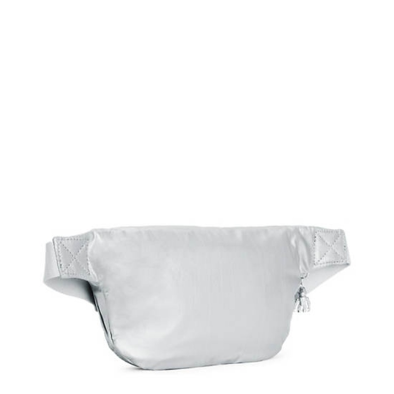 Light Metal Kipling Yasemina Extra Large Metallic Waist Bags | UOWSGA-762